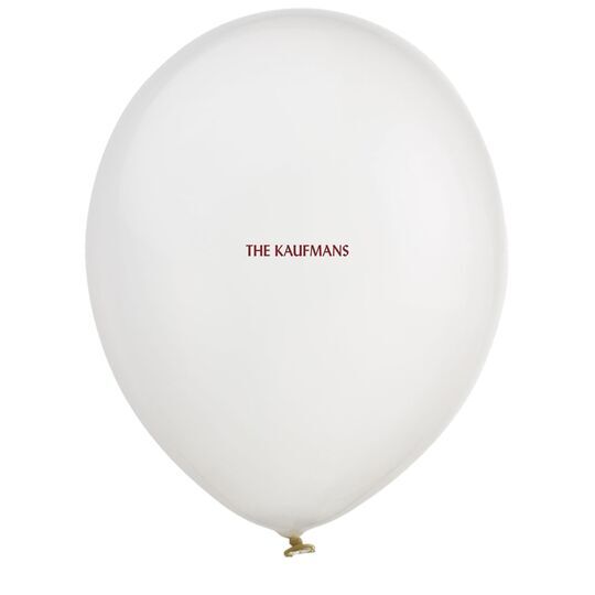 Our True Love Latex Balloons